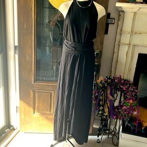 Boutique Black Hi-Lo Maxi Dress With Bolero Jacket
